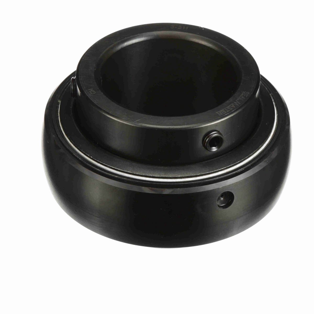 Sealmaster Mounted Insert Only Ball Bearing - 52100 Bearing Steel, Black Oxided - Setscrew Lock - 3-211