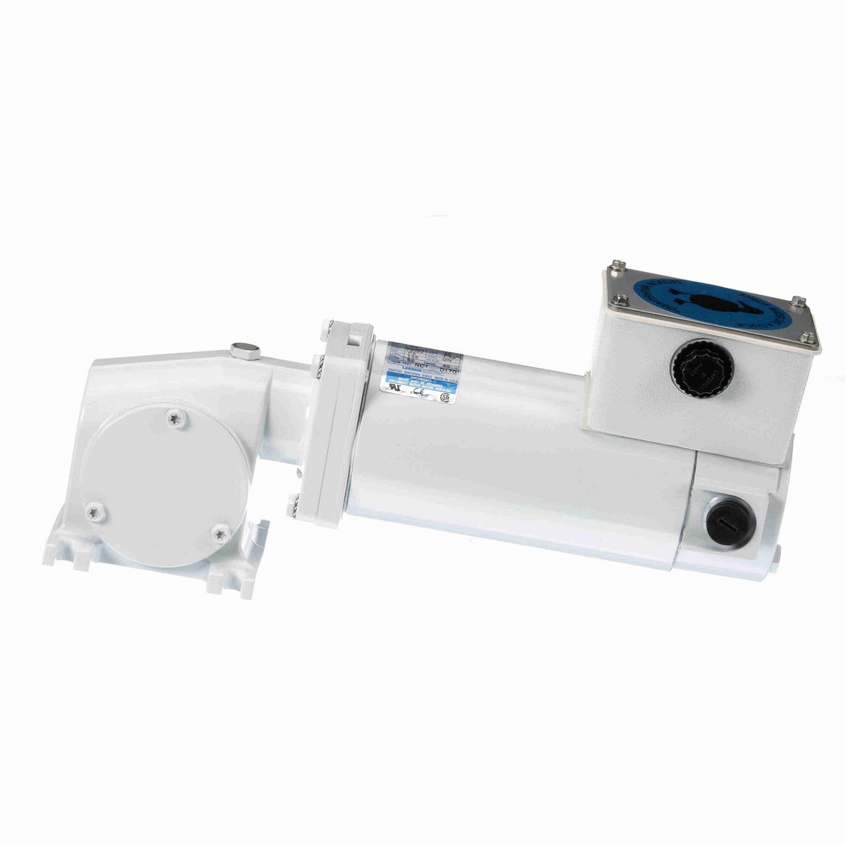 LEESON White Duck™ Right Angle Gearmotor, 0.25 HP, 90 V, 62 RPM, 32 Frame, TENV - M1125277.00