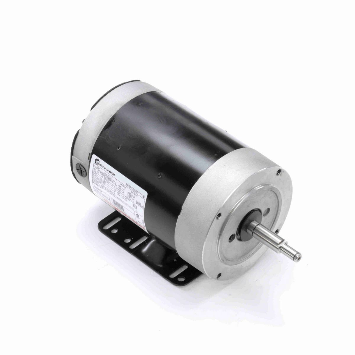 Century General Purpose Farm Duty Motor, 3/4 HP, 3 Ph, 60 Hz, 208-230/460 V, 3600 RPM, 56HCZ Frame, TENV - B597