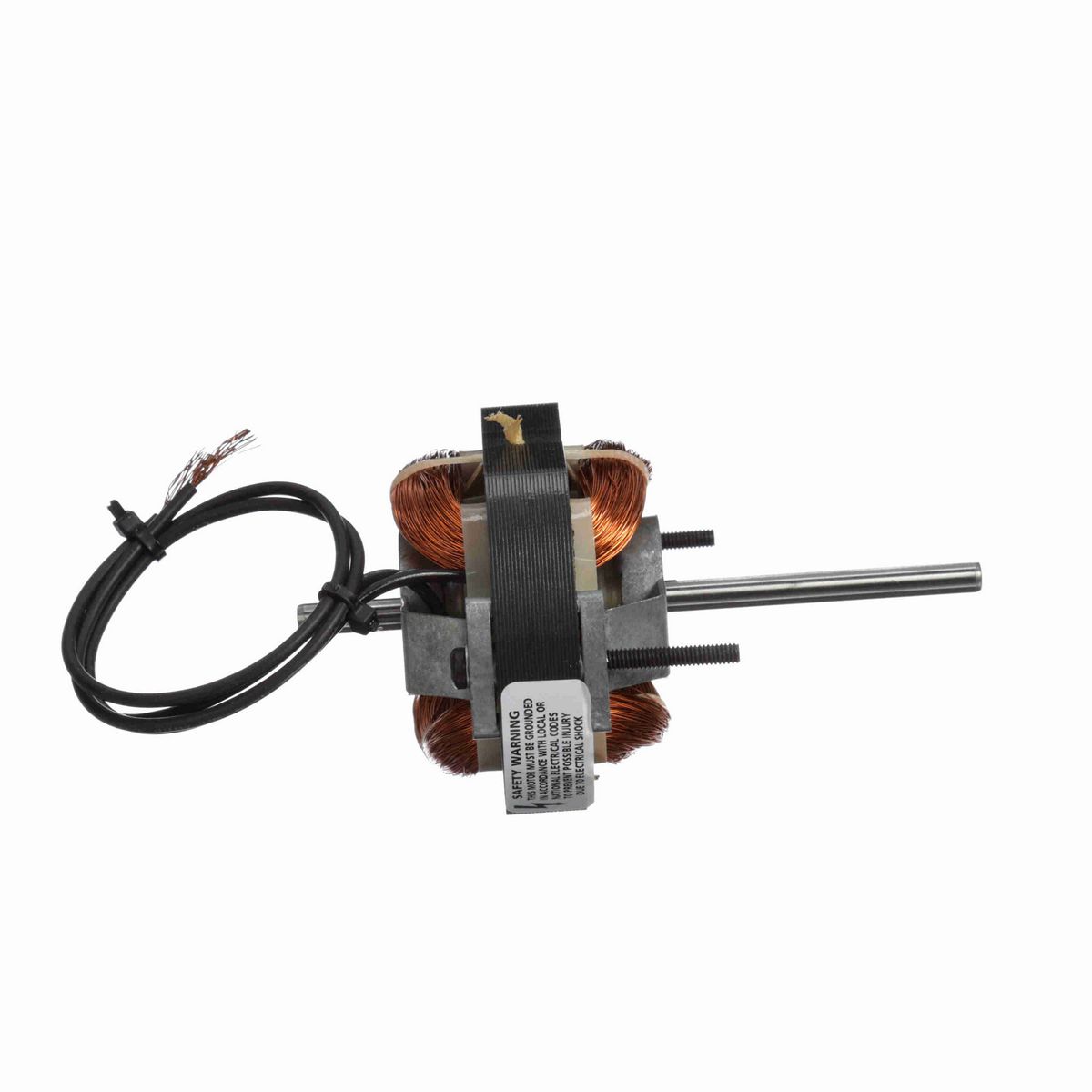 FASCO Fan and Blower Motor, 1/85 HP, 1 Ph, 60 Hz, 115 V, 3000 RPM, 1 Speed, 3.3" Diameter, OPEN - D200