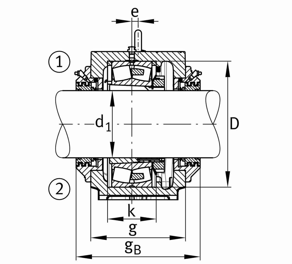Стационарный корпус FAG SNS3138-B-D