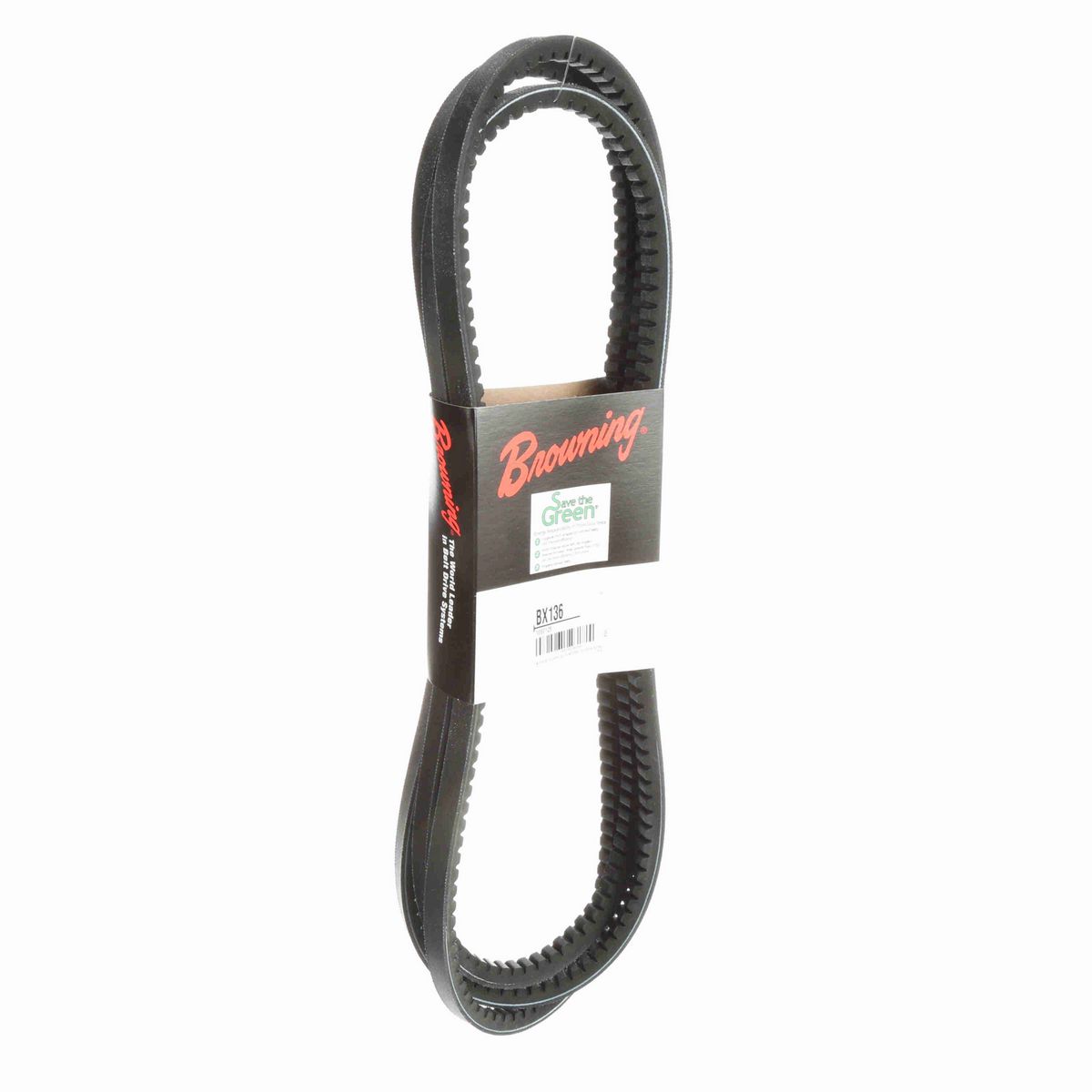Browning EPDM Notched Belt 98% Efficient - BX136