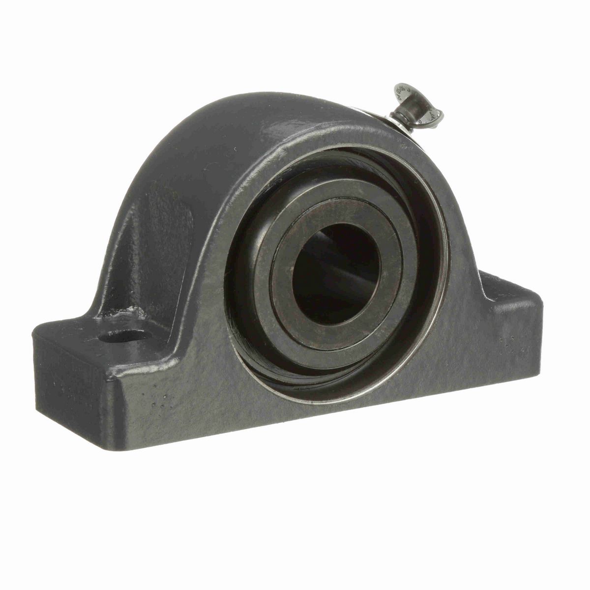Sealmaster Mounted Cast Iron Two Bolt Pillow Block Spherical Roller - 52100 Bearing Steel, Black Oxided - Collar Mount Lock - USRB5000-104