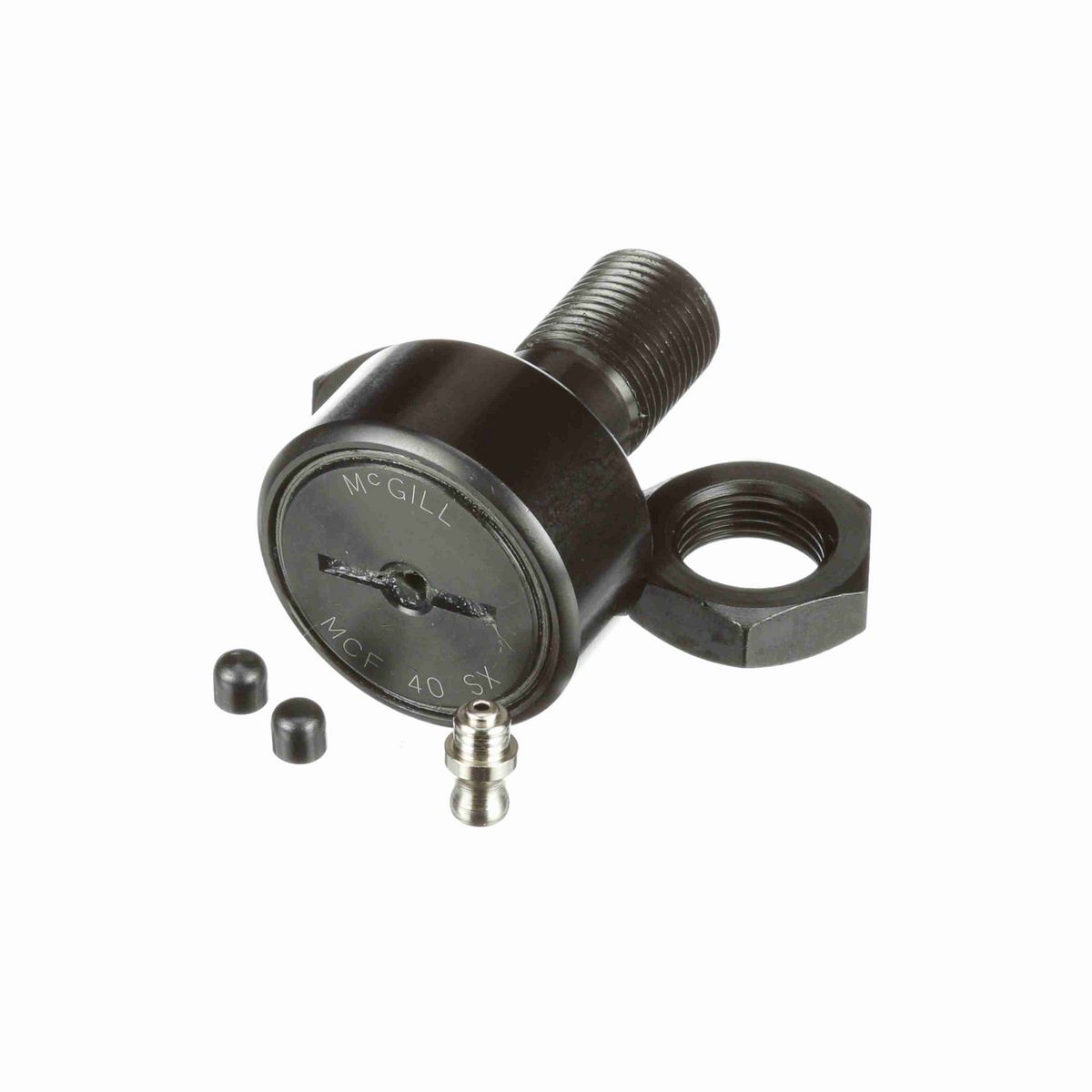 Опорный ролик с цапфой McGill CAMROL MCFE 40 SX, цилиндрический, с уплотнением, со шлицем под отвёртку, метрический