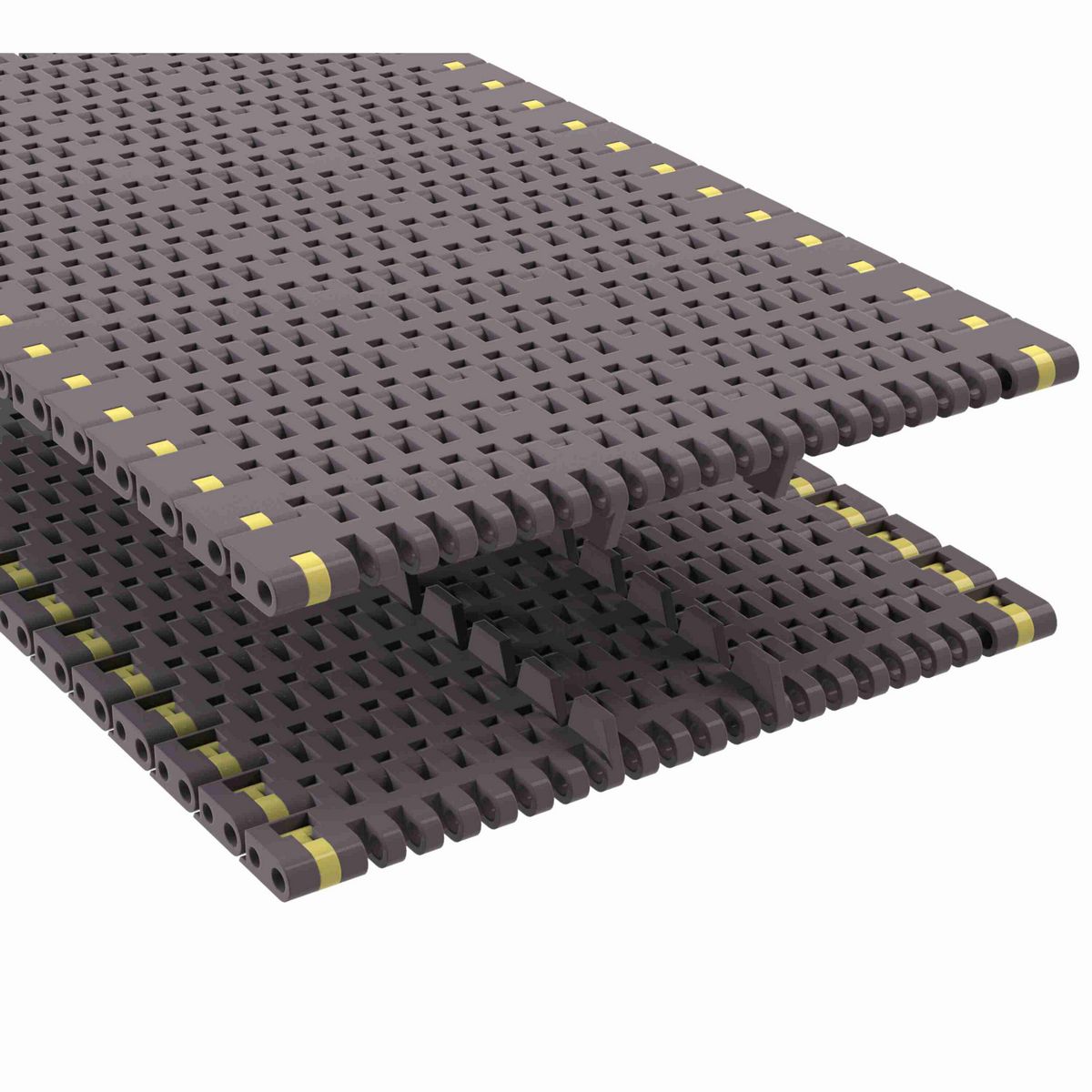 Rexnord 8506 Straight Running Flush Grid, Material: Brown High Performance, Width: 7.5in, Pitch: 0.75in - 10713939