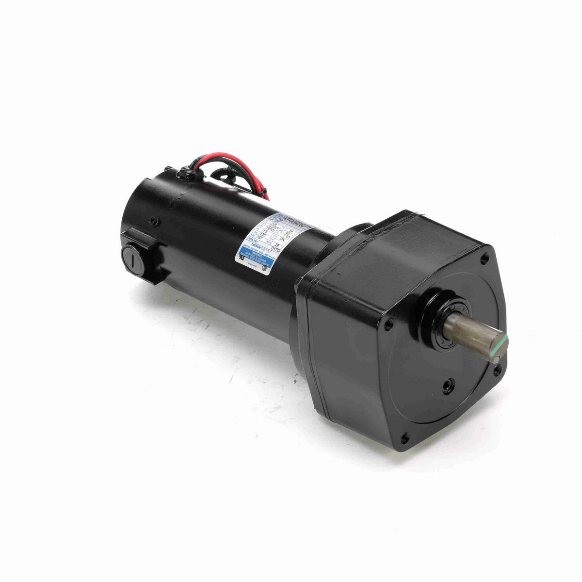 LEESON Parallel Shaft Gearmotor, 0.25 HP, 12 V, 83 RPM, 34 Frame, TENV - M1135246.00
