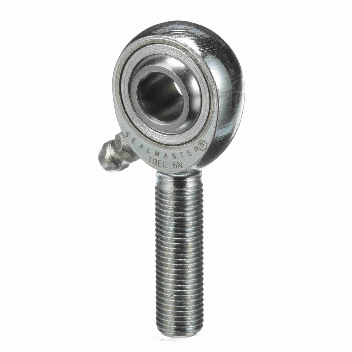 Sealmaster Male Rod End Bearing - Three-Piece Greasable Carbon Steel Race - TREL 6N