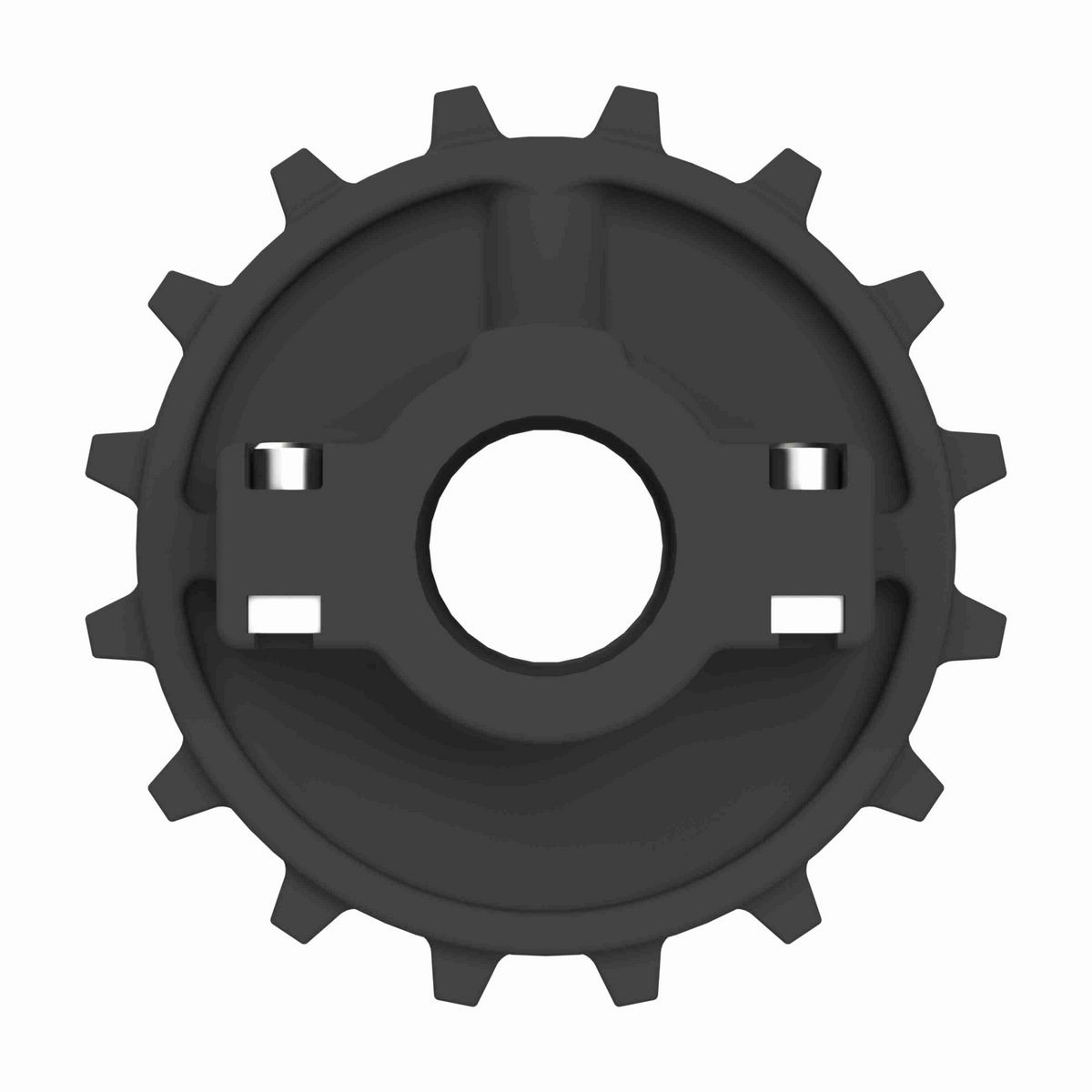 Rexnord 7700 Series Split Molded Nylon Sprocket with 16 Teeth and 1-3/8in Round Idler Bore - 614-62-21