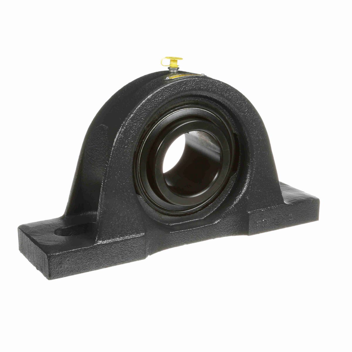 Sealmaster Mounted Cast Iron Two Bolt Pillow Block Ball Bearing - 52100 Bearing Steel, Black Oxided - Setscrew Lock - Air Handling Housing Fit, Noise Tested - MP-43 CXU