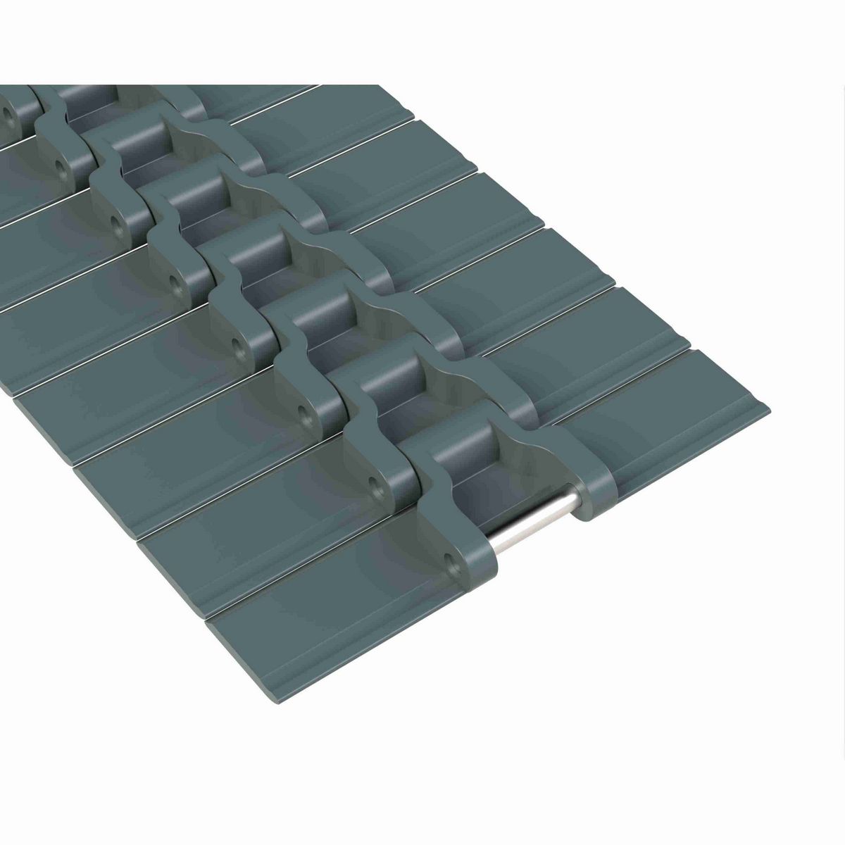 Rexnord HDS SuperGrip™ Straight Running SuperGrip™, Material: Internally Lubricated Polyacetal (Grey), Width: 7.5in, Pitch: 1.5in - 780.31.72