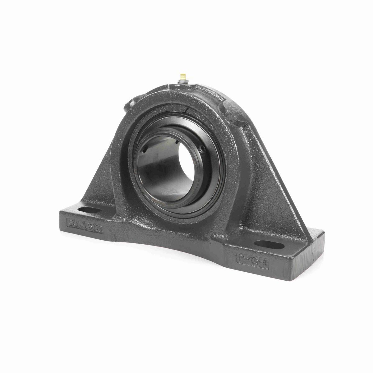 Sealmaster Mounted Cast Iron Four Bolt Pillow Block Ball Bearing - 52100 Bearing Steel, Black Oxided - Double Setscrew Lock - MSFPD-56