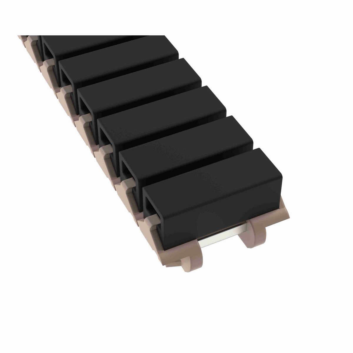 Rexnord 882TAB SideGrip™ Side-flexing, Material: Tan Low Friction, Width: 3.75in, Pitch: 1.5in - LF882-GD