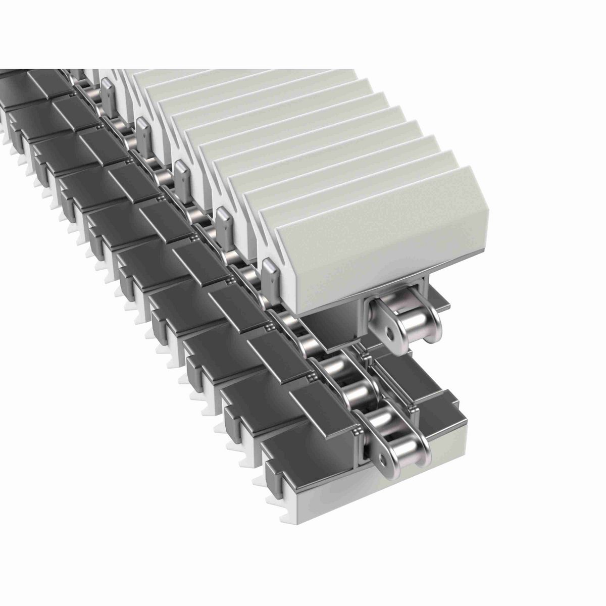 Rexnord 1874TAB SideGrip™ Side-flexing, Material: Stainless Steel, Width: 3.63in, Pitch: 1.5in - 1874SS-SGF2