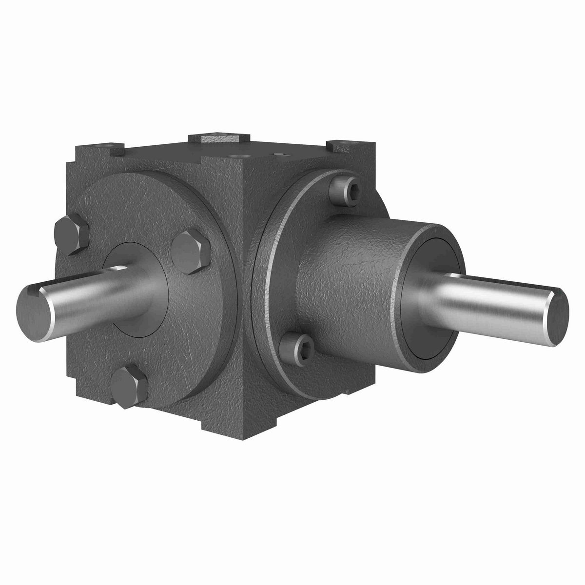 Hub City Bevel Gear Drives Cast Iron Bevel Reducer - M3 2/1 D,E ST