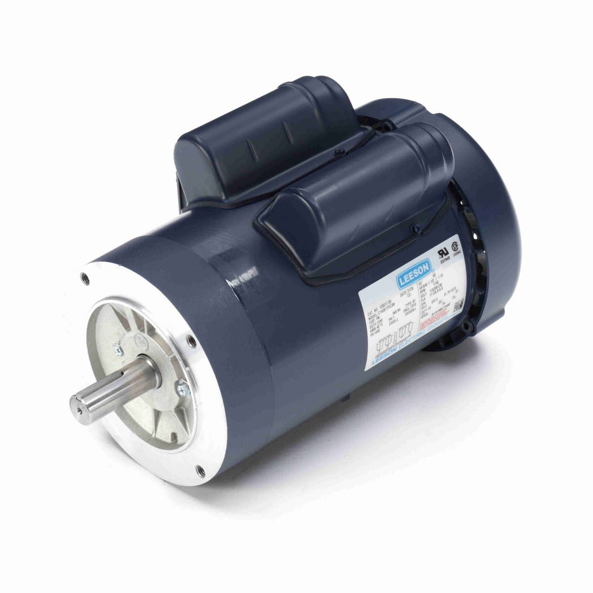 LEESON General Purpose Motor, 1.50 HP, 1 Ph, 60 Hz, 115/230 V, 1800 RPM, 145TC Frame, TEFC - 120017.00
