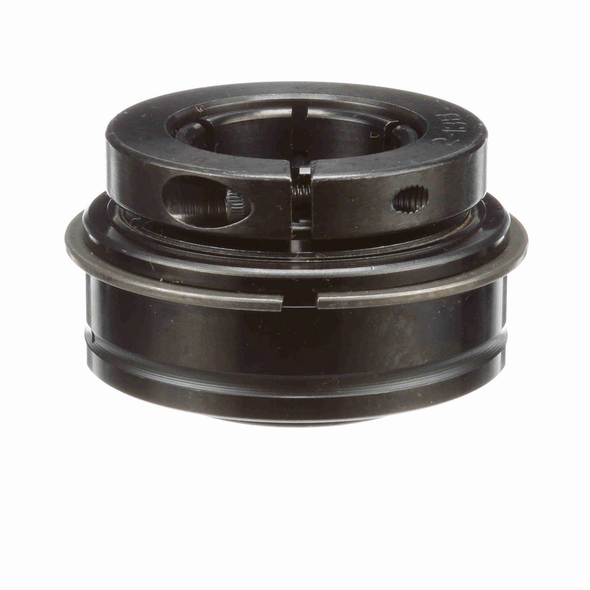 Sealmaster Mounted Insert Only Ball Bearing - 52100 Bearing Steel, Black Oxided - Concentric Lock - ER-206TM
