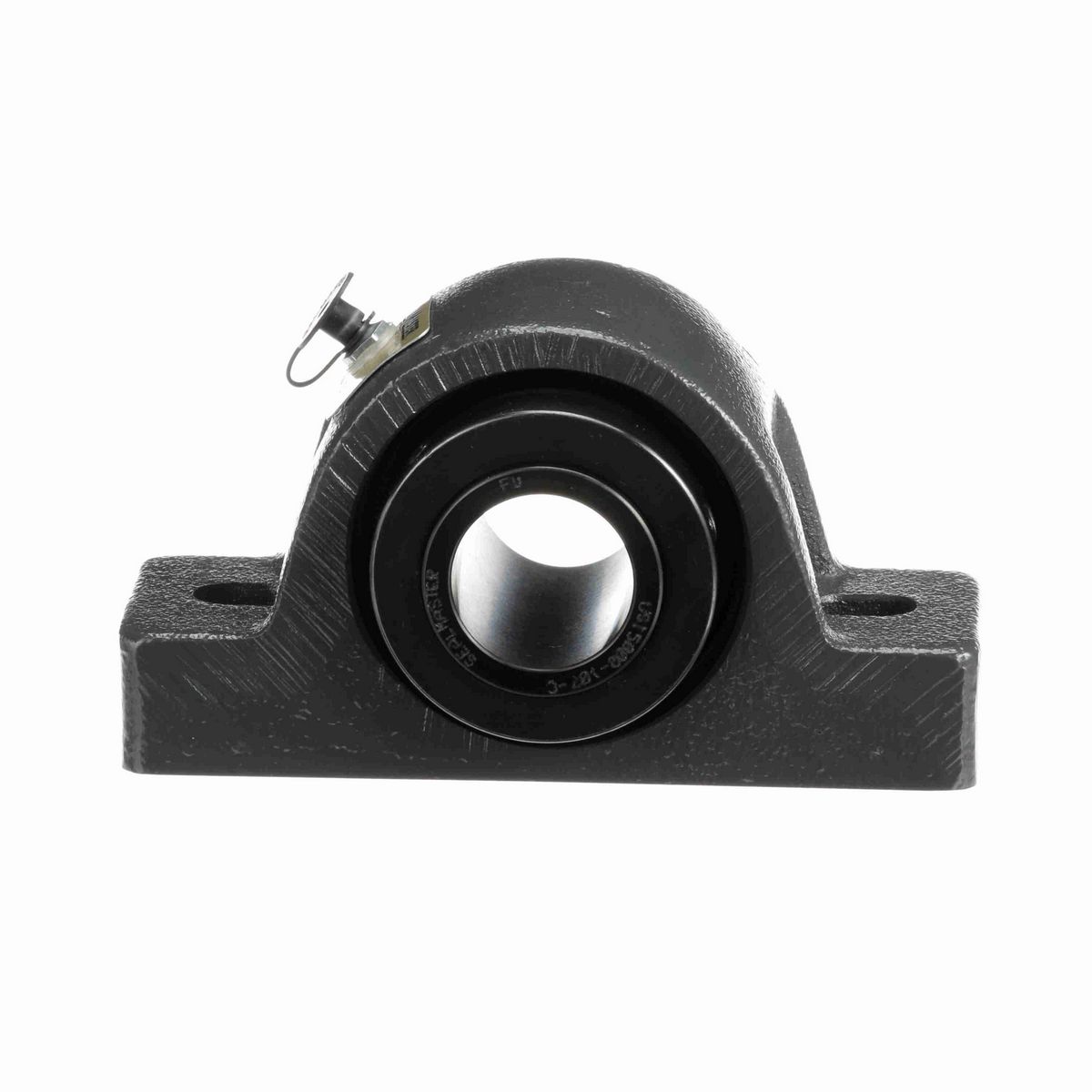 Sealmaster Mounted Cast Iron Two Bolt Pillow Block Spherical Roller - 52100 Bearing Steel, Black Oxided - Collar Mount Lock - USRB5000-107-C