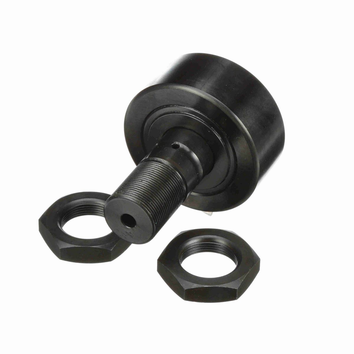 Опорный ролик с цапфой McGill CAMROL MCFD 80, бочкообразный, повышенной грузоподъемности, со щитком, со шлицем под отвёртку, метрический