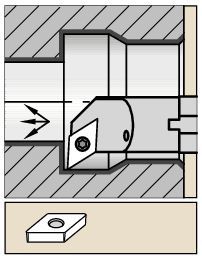 Screw-On Inserts Kennametal A-SDQC 107,5° [1098198]