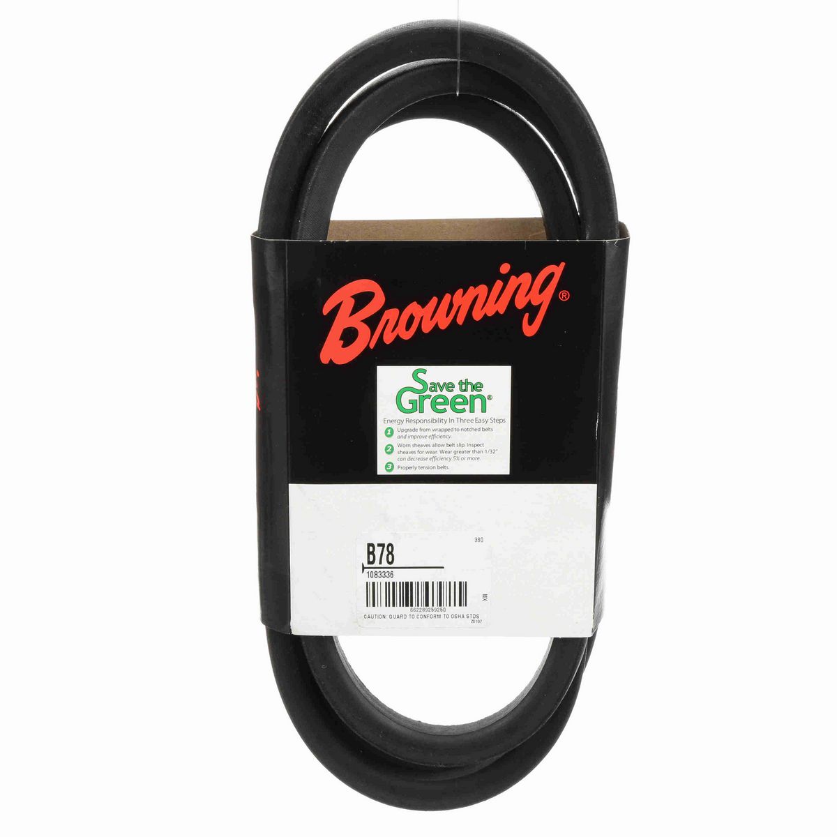 Browning Neoprene Wrapped Belt 95% Efficient - B78