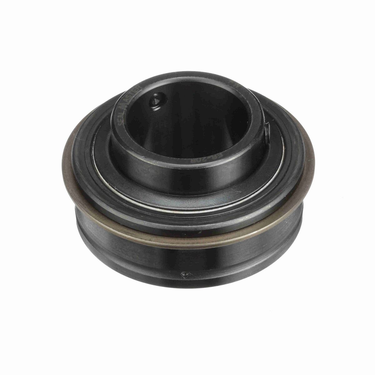 Sealmaster Mounted Insert Only Ball Bearing - 52100 Bearing Steel, Black Oxided - Setscrew Lock - ER-20R