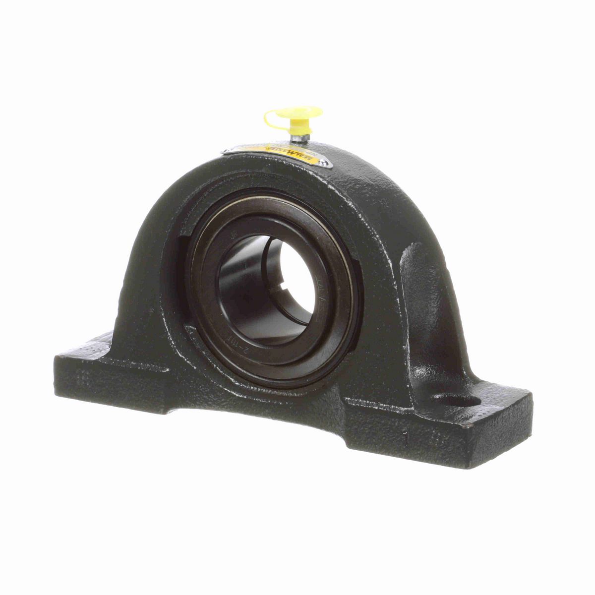 Sealmaster Mounted Cast Iron Two Bolt Pillow Block Ball Bearing - 52100 Bearing Steel, Black Oxided - Concentric Lock - Air Handling Housing Fit, Noise Tested - NP-27T CXU