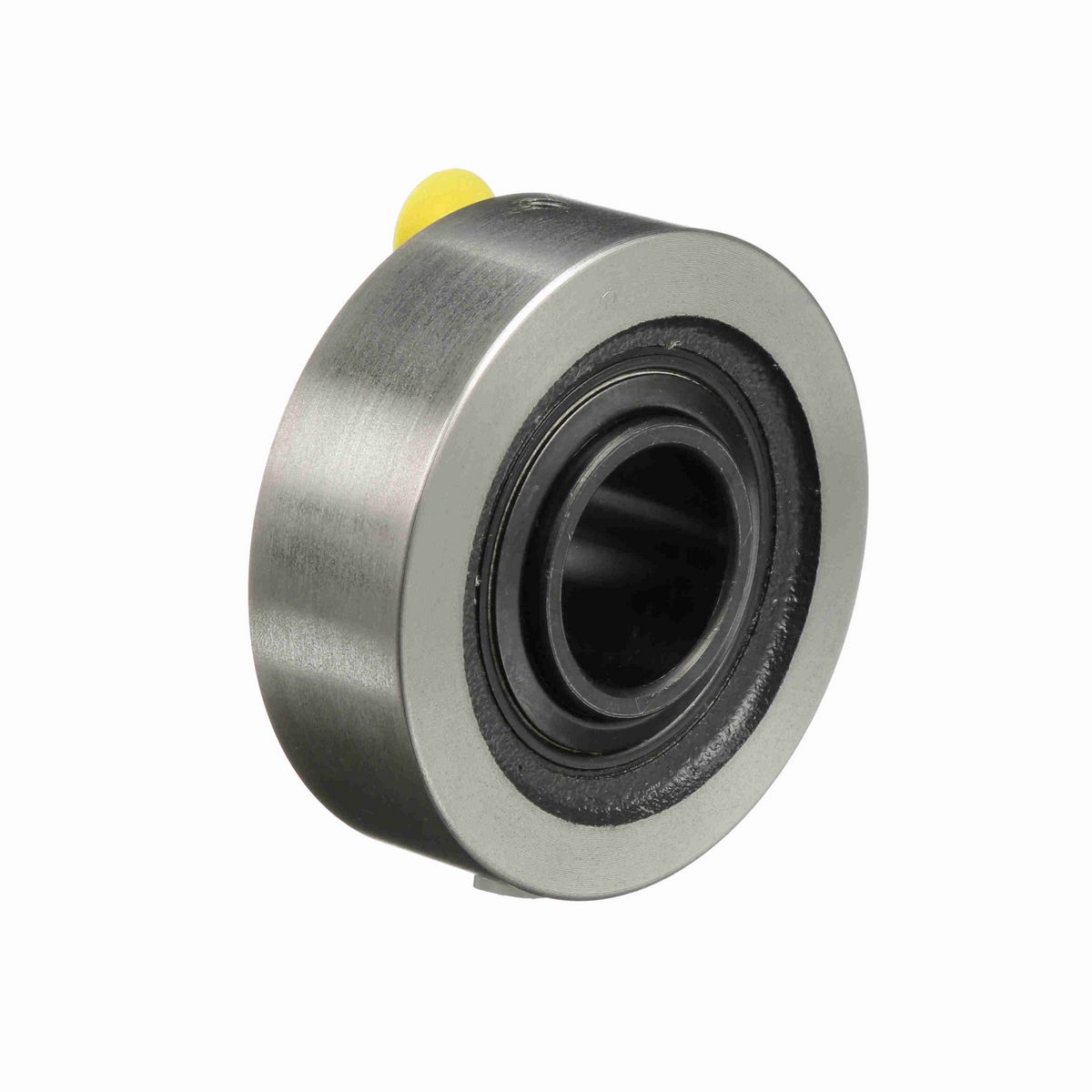 Sealmaster Mounted Cast Iron Cylindrical Cartridge Ball Bearing - 52100 Bearing Steel, Black Oxided - Setscrew Lock - SC-20R