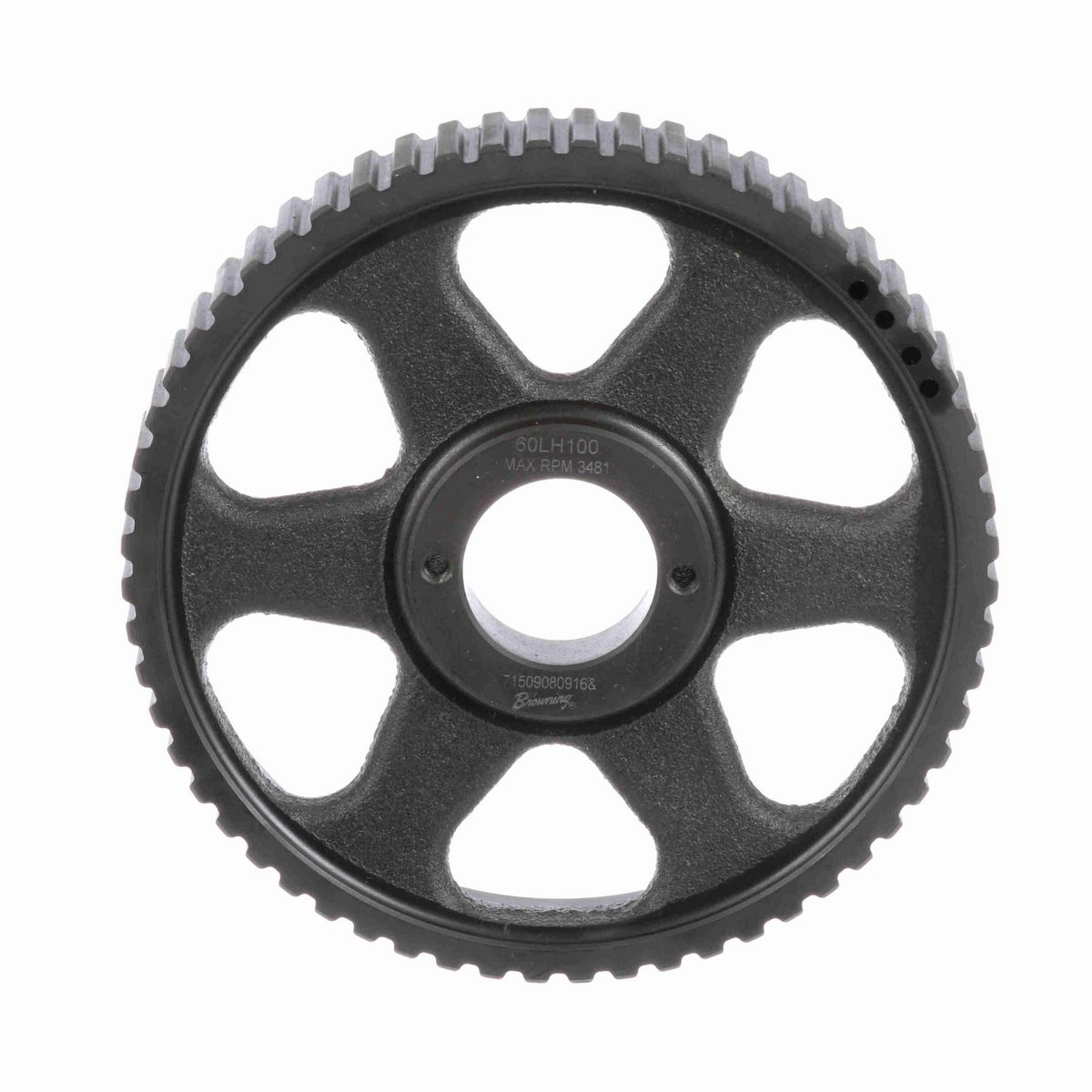 Browning Steel Bushed Bore Gearbelt Pulley - 60LH100