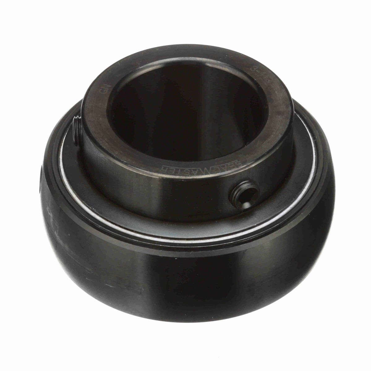 Sealmaster Mounted Insert Only Ball Bearing - 52100 Bearing Steel, Black Oxided - Setscrew Lock - 3-112