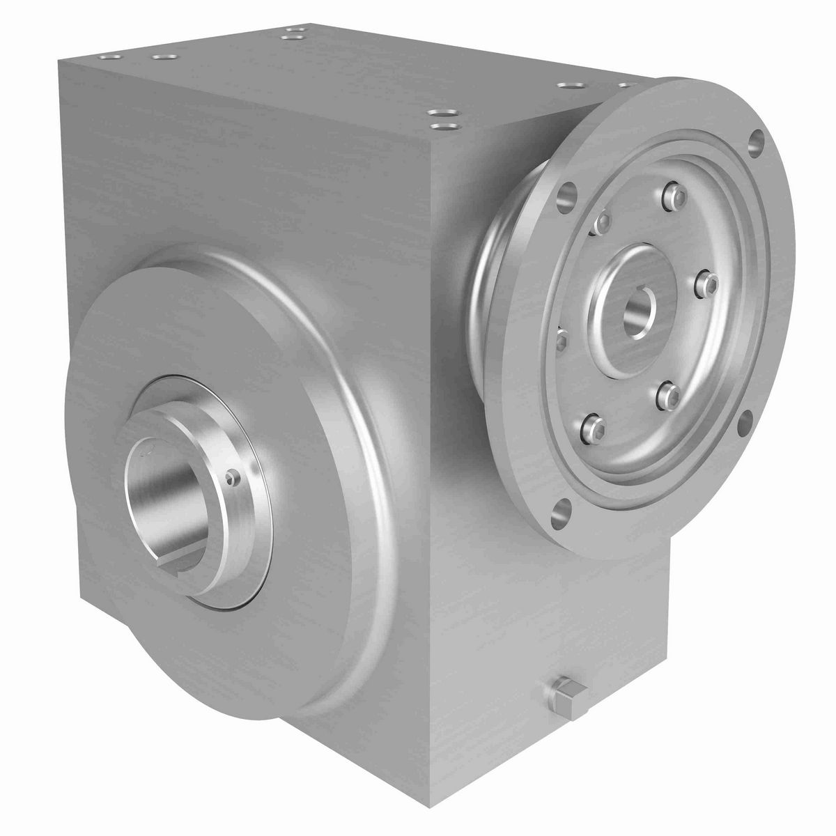 Hub City Cleanline Stainless Steel Worm Gear Reducer Stainless Steel Washdown Worm Reducer - SSW325 100/1 B WR 56C 1.250