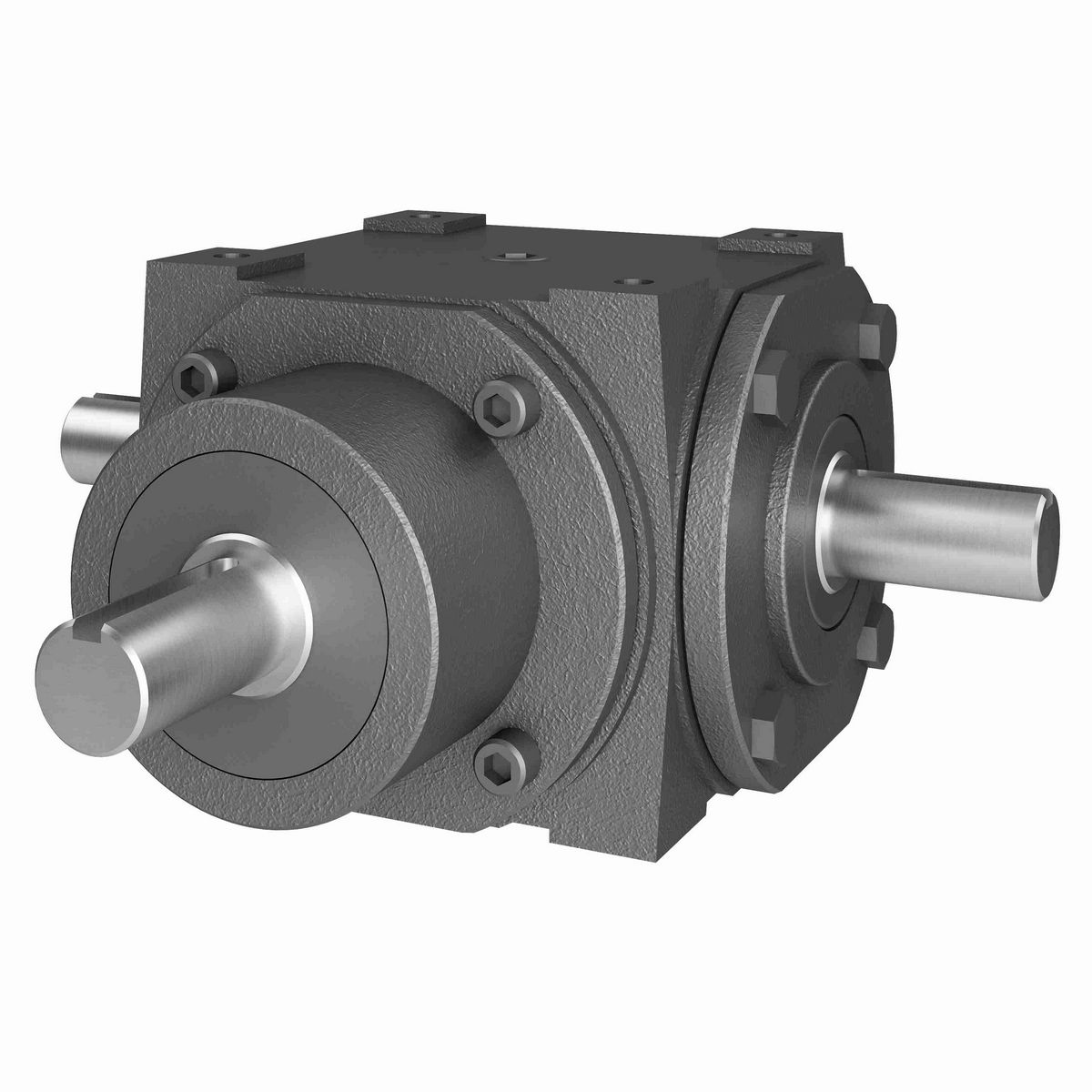 Hub City Bevel Gear Drives Cast Iron Bevel Reducer - 44 2/1 A,B ST