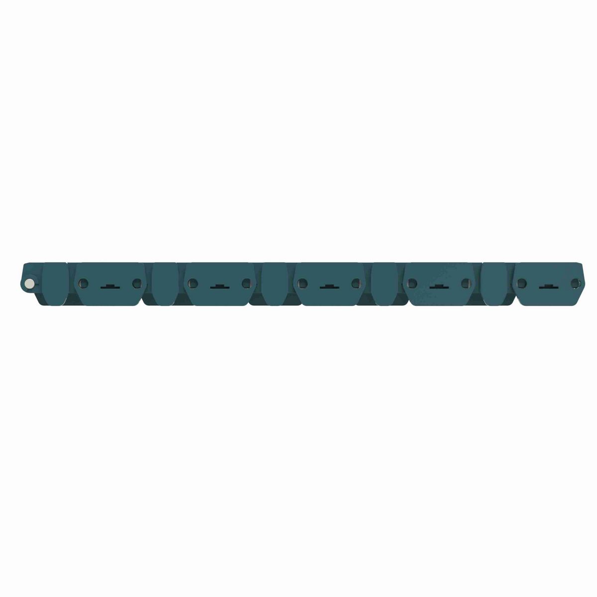 Rexnord 1000RRR Straight Running Raised Rib Rail Track, Material: Green Low Friction Acetal, Width: 38mm, Pitch: 1in - 871.00.00