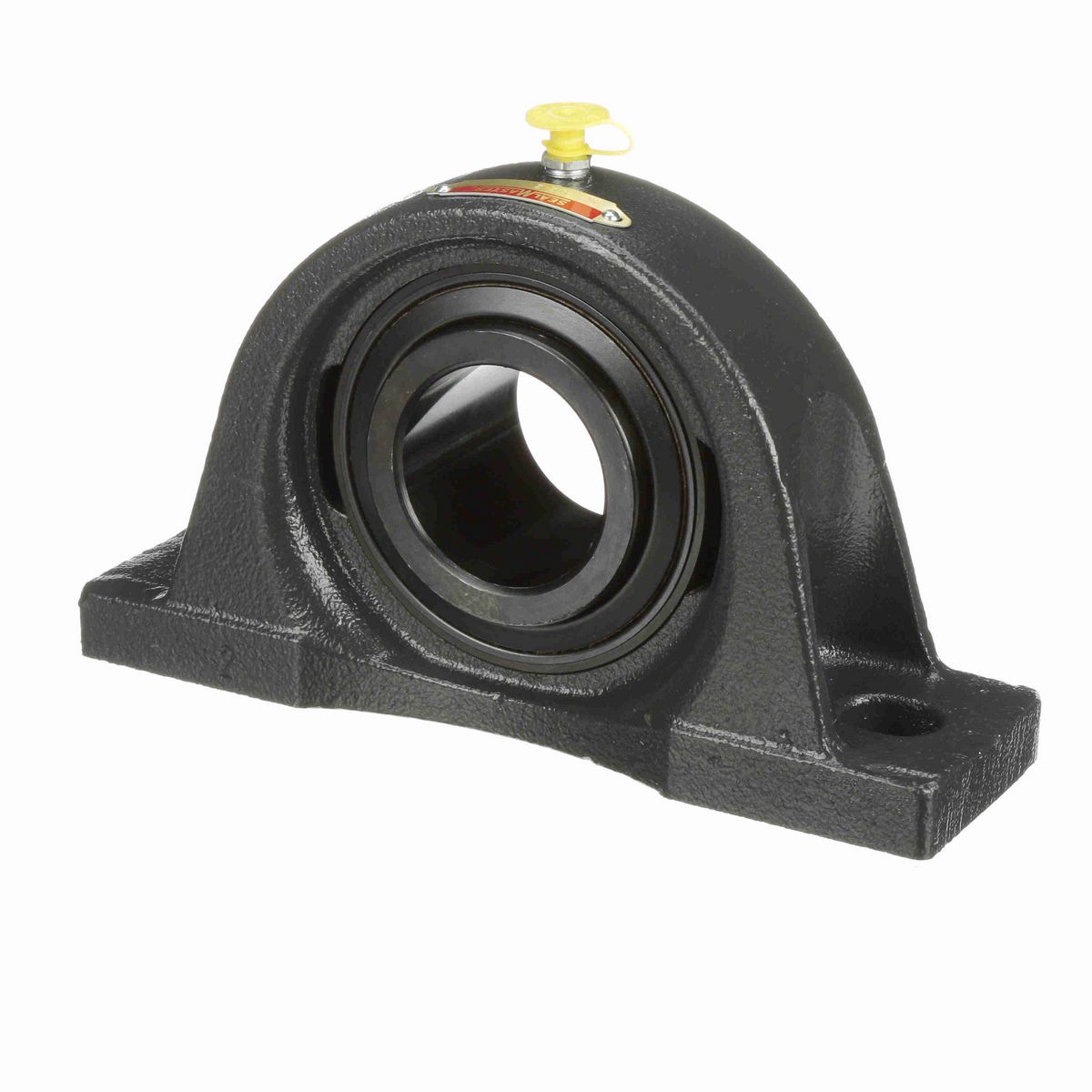 Sealmaster Mounted Cast Iron Two Bolt Low Base Pillow Block Ball Bearing - 52100 Bearing Steel, Black Oxided - Setscrew Lock - NPL-32