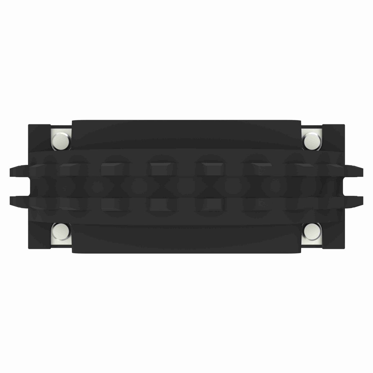 Rexnord 1500 Series Split Molded Nylon Sprocket with 24 Teeth and a 1in Square Bore - 614-347-2