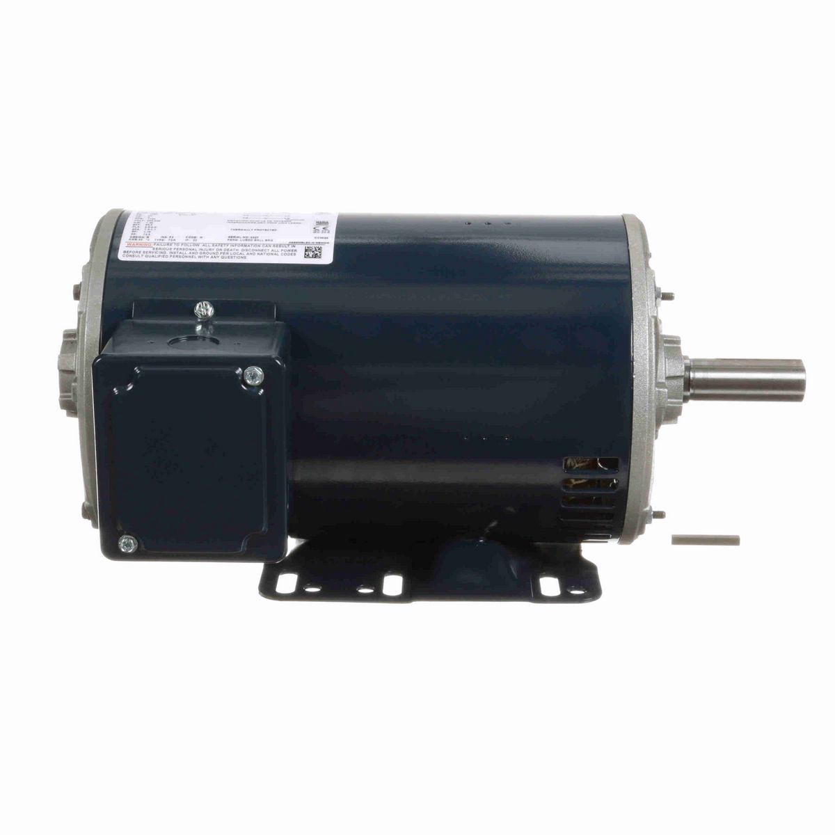 LEESON General Purpose Motor, 2 HP, 3 Ph, 60 Hz, 200-208 V, 1800 RPM, 145T Frame, DP - U422A