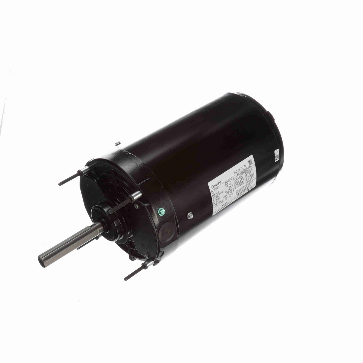 Century Condenser Fan Motor, 1 HP, 3 Ph, 60 Hz, 200-230/460 V, 1200 RPM, 56Y Frame, TEAO - FY3106