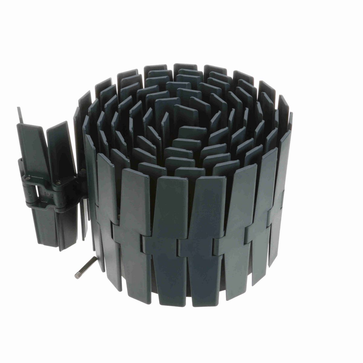 System Plast 880M Side-flexing Solid Top, Material: NG evo (Gray Blue), Width: 7.5in, Pitch: 1.5in - NGE880M-K750