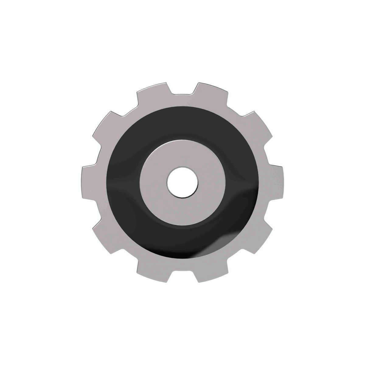 Rexnord 880 Series Solid One Piece Cast Iron Sprocket with 10 Teeth and a 3/4in Round Rough Stock Bore (RSB) - 401-208-2