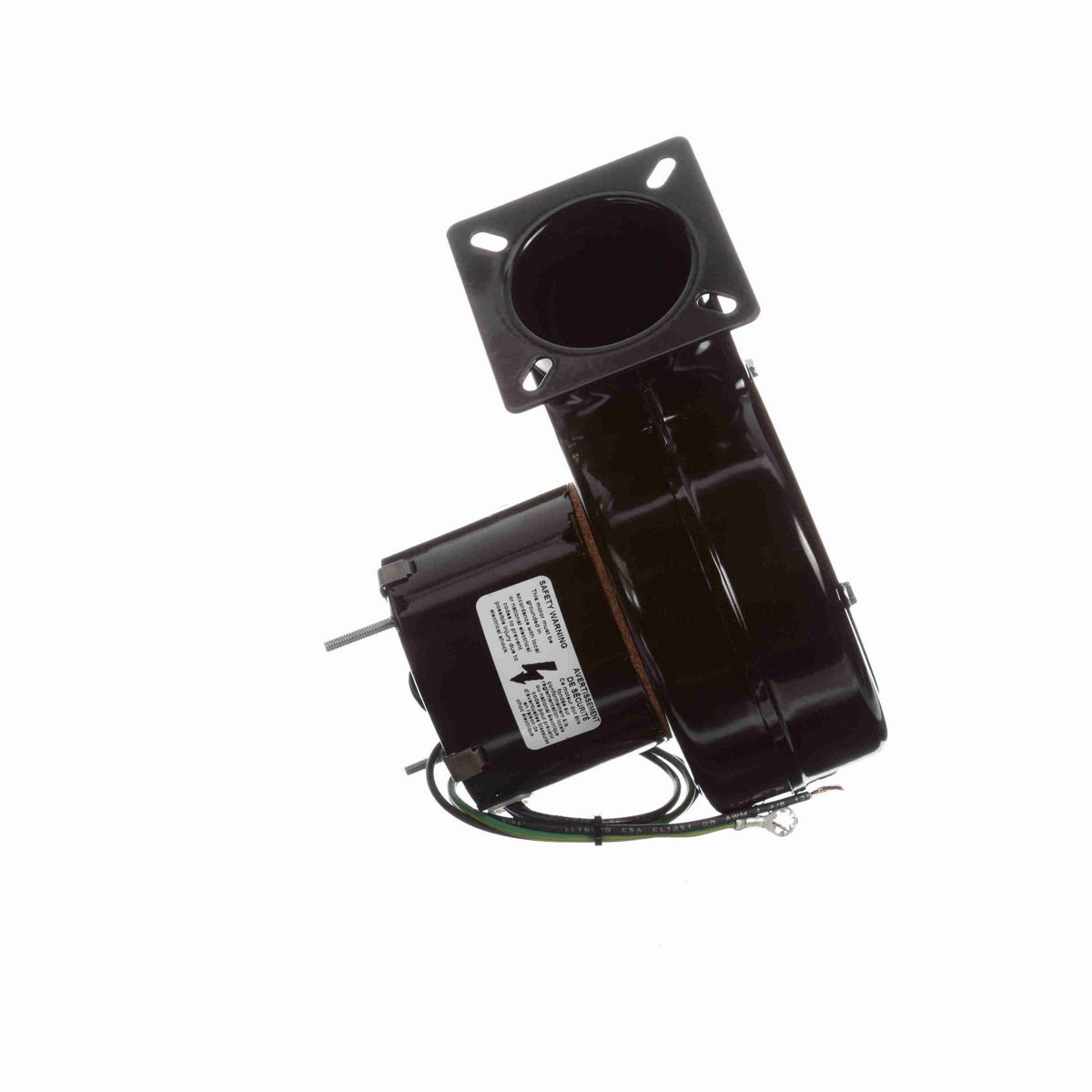 FASCO Round Outlet Shaded Pole Centrifugal Blower, 115 Volts, Flange: Yes - D383