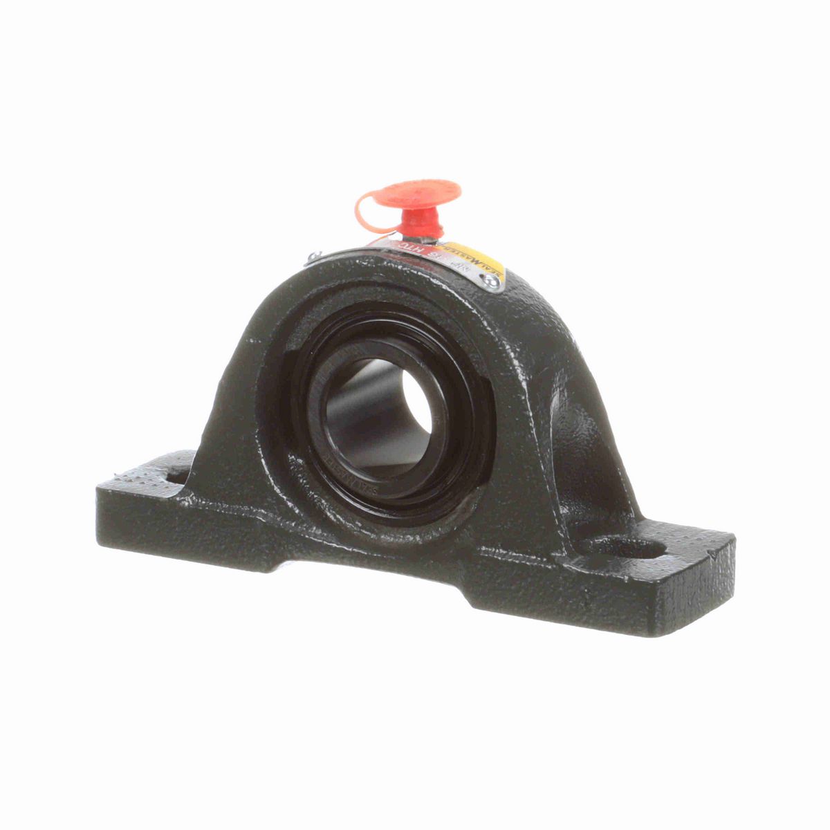 Sealmaster Mounted Cast Iron Two Bolt Pillow Block Ball Bearing - 52100 Bearing Steel, Black Oxided - Setscrew Lock - High Temperature - NP-16 HTC