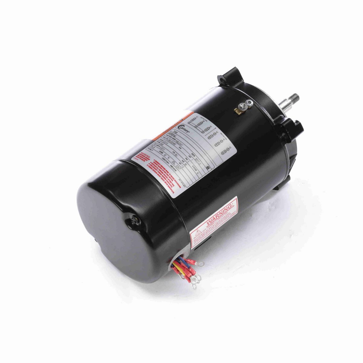 Century Pool Pump Motor, 1 HP, 3 Ph, 60 Hz, 208-230/460 V, 3600 RPM, 56J Frame, ODP - T3102
