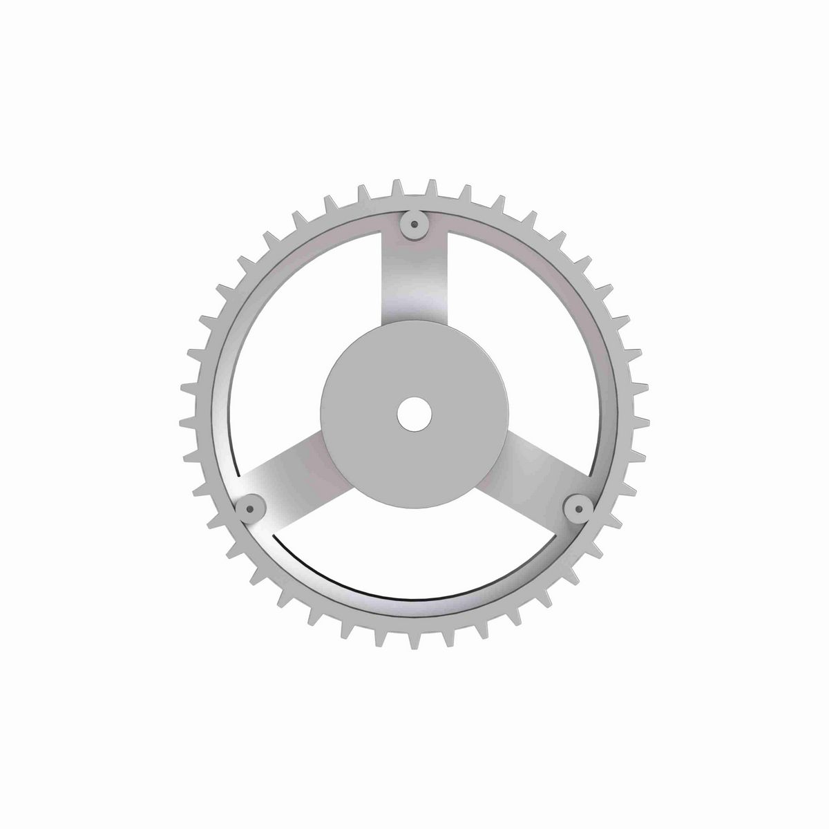 Rexnord 880 Series Solid One Piece Cast Iron Sprocket with 9 Teeth and a 3/4in Round Rough Stock Bore (RSB) - 401-234-2