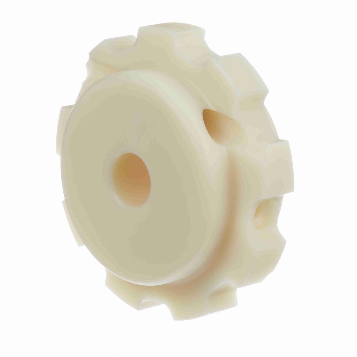 System Plast 880 Series Split Machined Sprocket with 9 Teeth, a 1-1/4in Round Shaft-Ready Bore and Setscrew - 880-9R1.25-DMS-SS