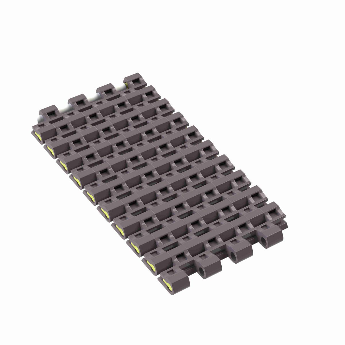 Rexnord 1505 Straight Running Solid Top, Material: Brown High Performance, Width: 3in, Pitch: 15mm - HP1505-3