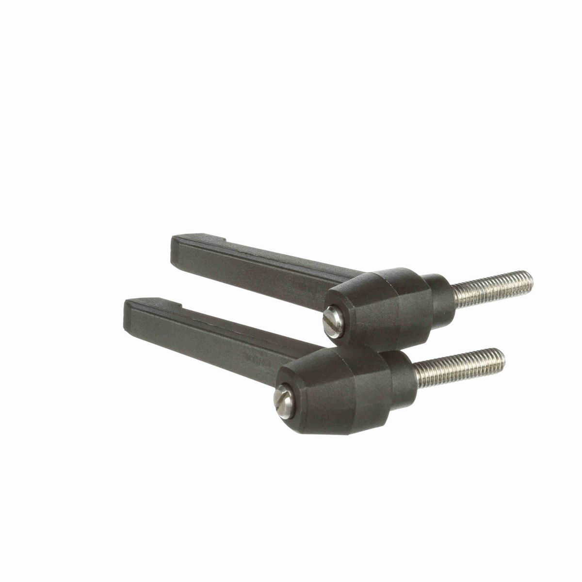 System Plast Ratchet Handle (Male); Thread: 3/8-16, Handle Length: 3.13-in Stud Length: 1.57-in, Color: Black - RH-30-BK-MS3816-40