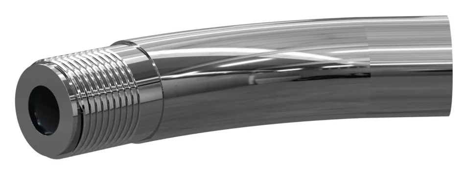 Excellent for aerospace, aviation and automative component-related applications where minimal access or clearance are an issue Kennametal Banana Series 40 Blast Nozzles - Angle Nozzles - Boron Carbide [2940258]