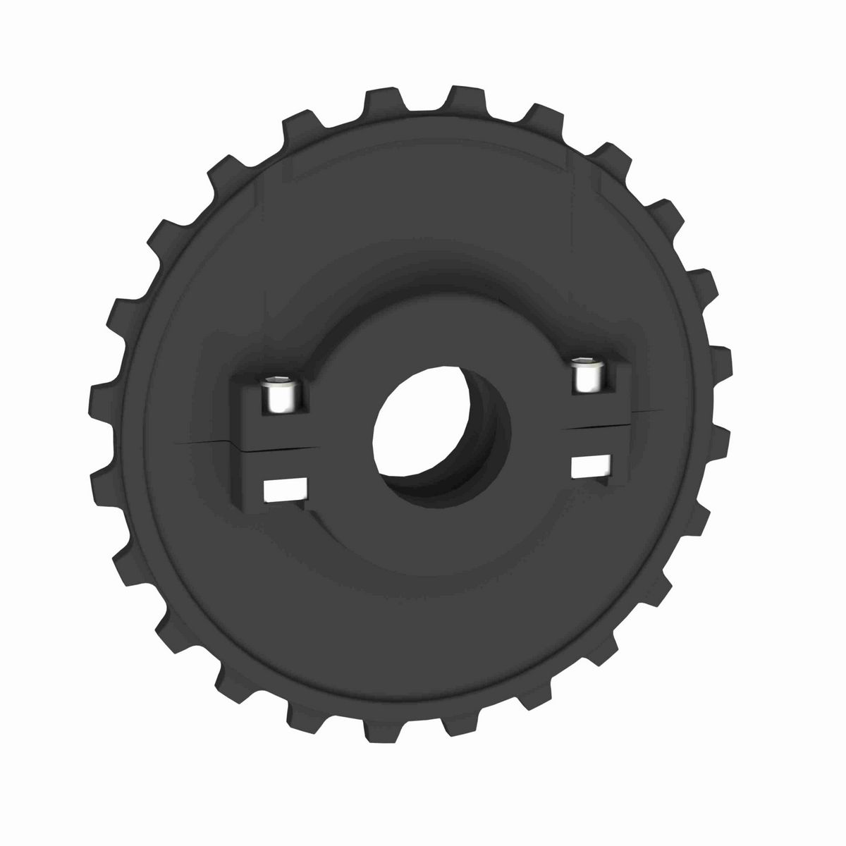 Rexnord 5930 Series Split Molded Nylon Sprocket with 24 Teeth and 1-1/4in Round Idler Bore - 614-107-12