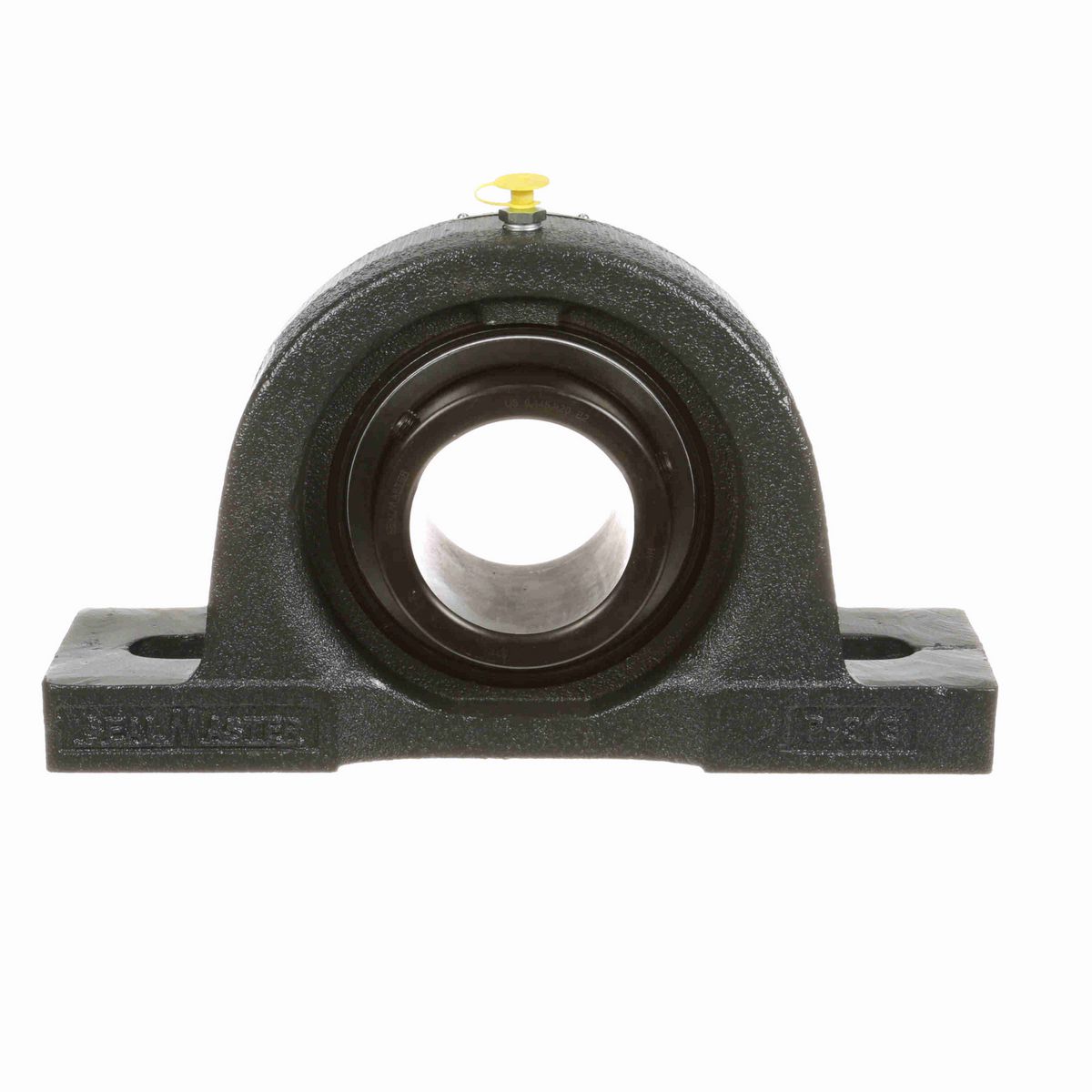 Sealmaster Mounted Cast Iron Two Bolt Pillow Block Ball Bearing - 52100 Bearing Steel, Black Oxided - Setscrew Lock - MP-315