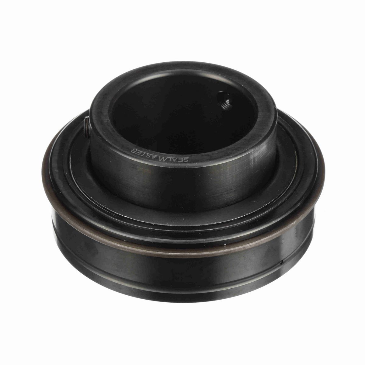 Sealmaster Mounted Insert Only Ball Bearing - 52100 Bearing Steel, Black Oxided - Setscrew Lock - High Temperature - ERX-36 HI