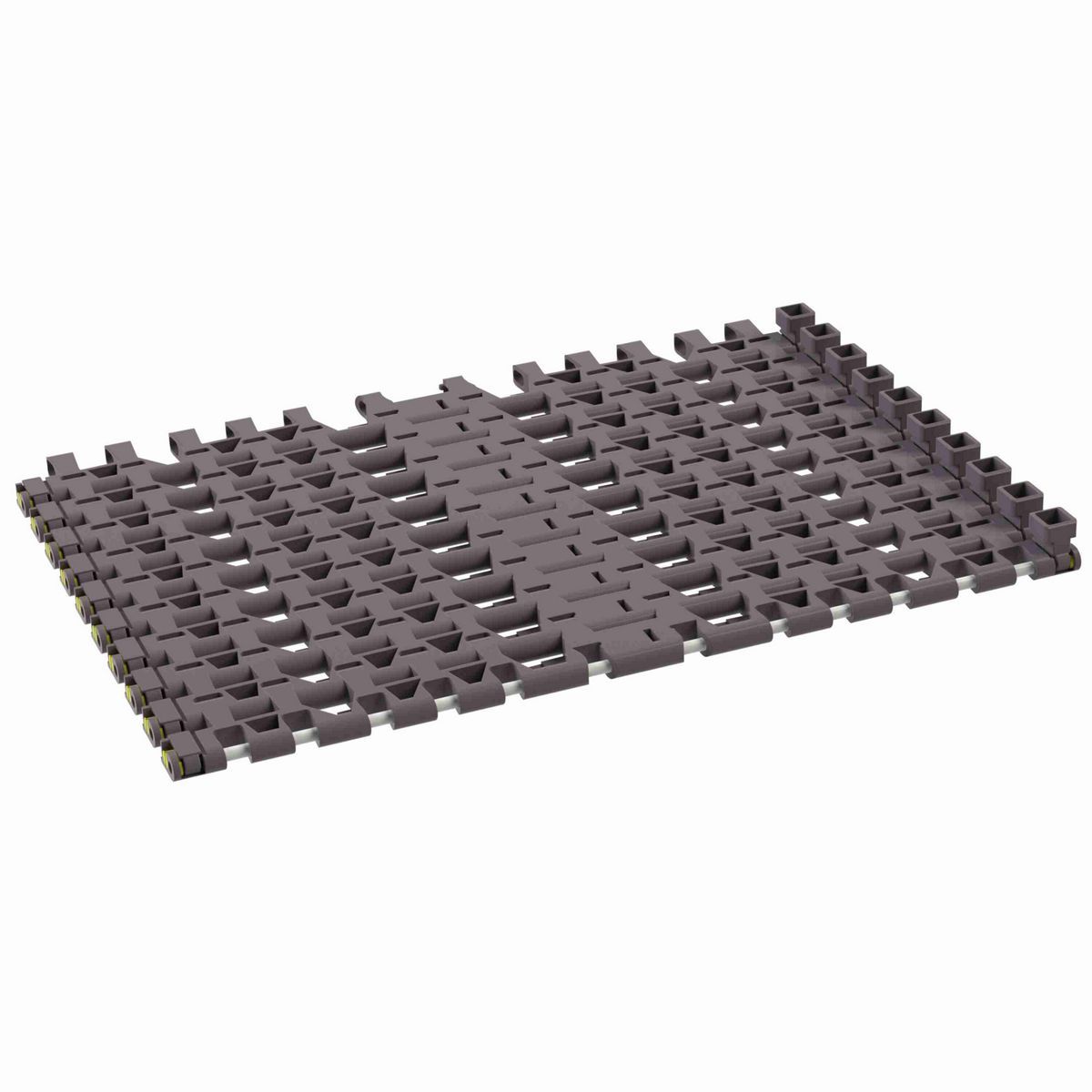 Rexnord 7956GT Side-flexing Flush Grid, Material: Brown High Performance, Width: 18in, Pitch: 1.25in - 10324707